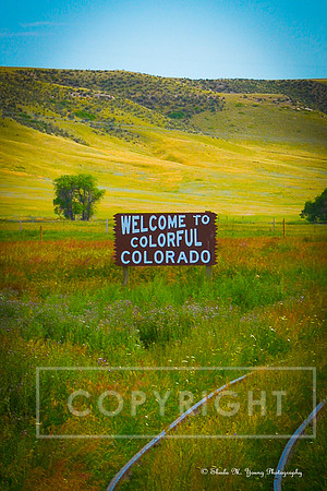 Colorado Welcome Sign