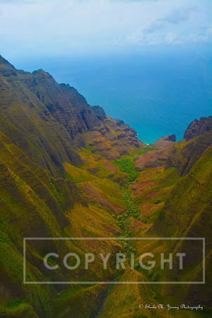 Aerial Glimpse of Na Pali Coast